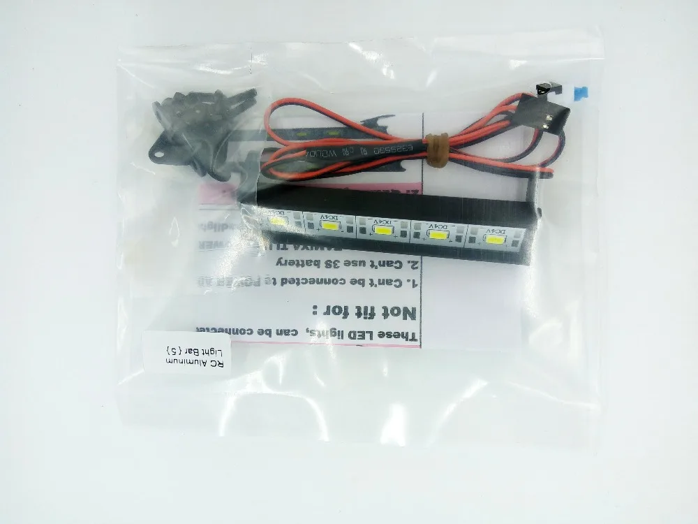 New RC Truck Product Aluminum Housing LED Light Bar ( 5 LEDs light ) for RC Car Trucks