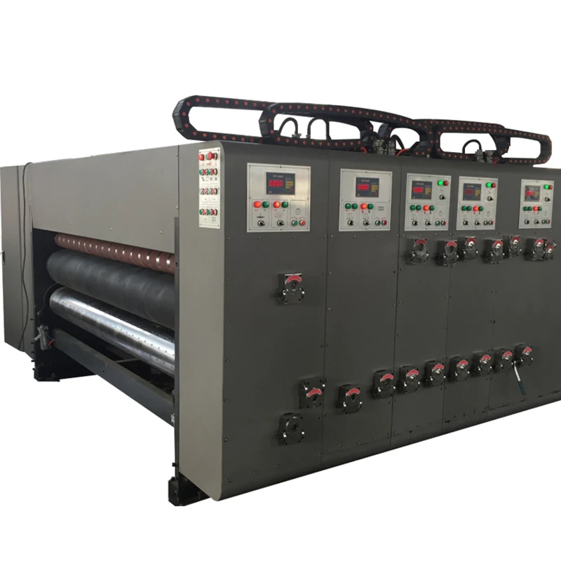 RS4 Rotary Chain Feeding Slotting Machine / corrugated cardboard creasing slotter machine / carton box making machine