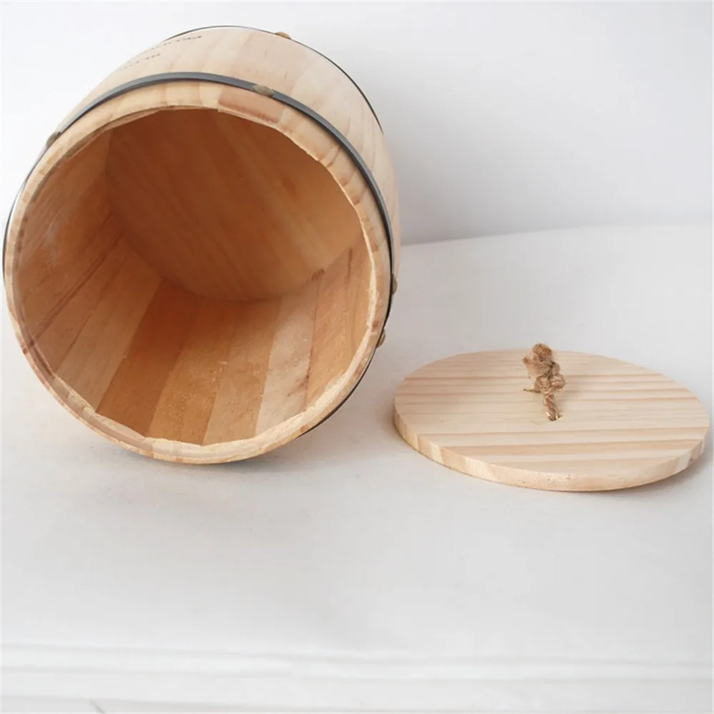 custom wooden/bamboo tube round wooden box