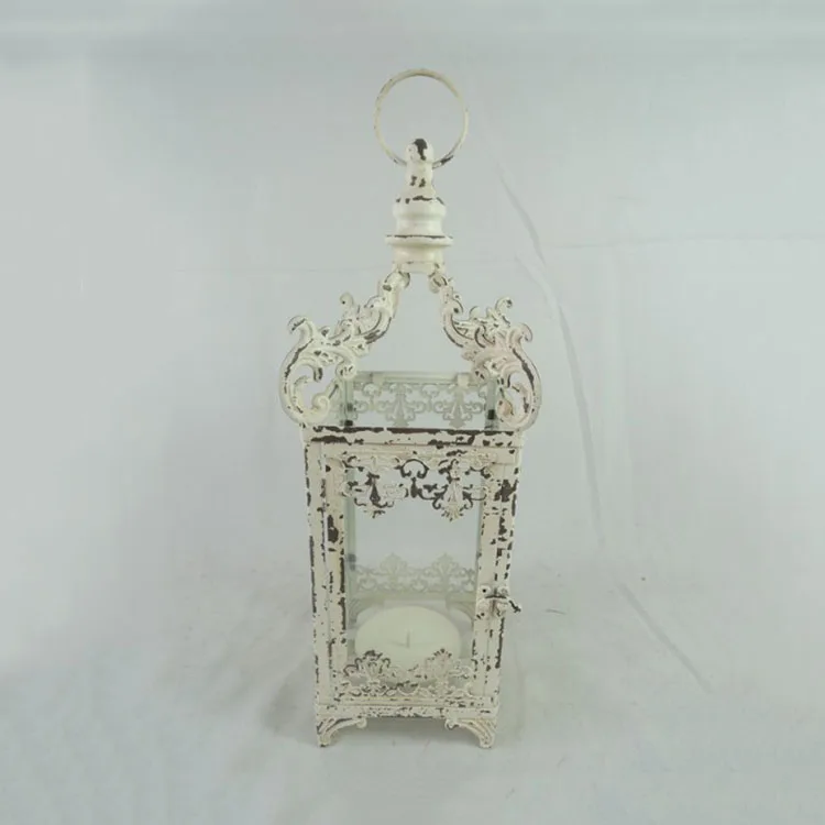 Home Decorative White Shabby Christmas Vintage Wedding Lantern