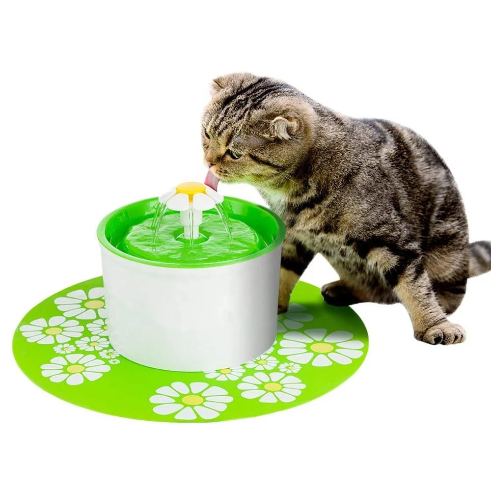 
Super Quiet Automatic Pet Water Fountain Flower Cat Water Fountain Quiet Cat Drinking Fountain 