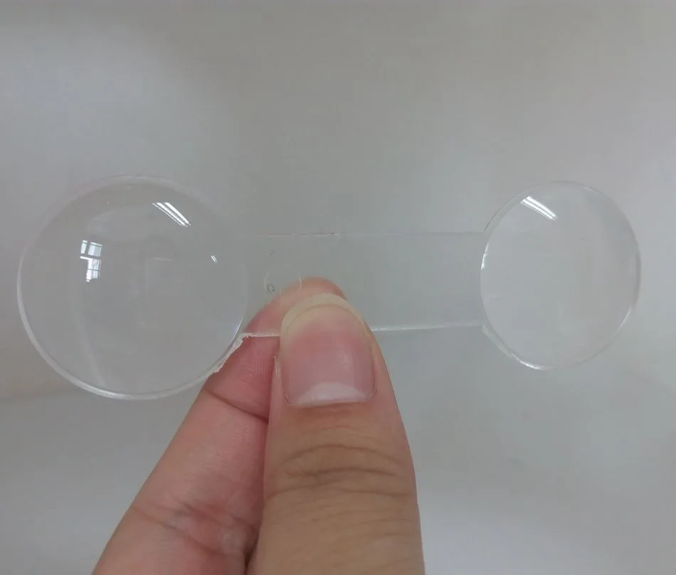 Diameter 25mm focal length 45mm acrylic biconvex lens for google cardboard