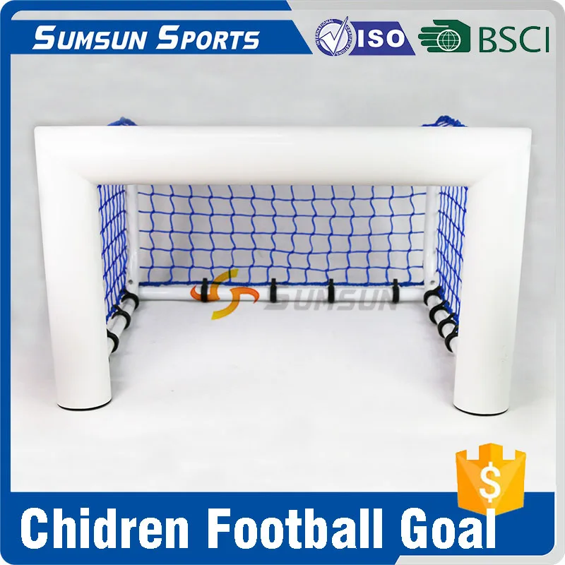 Soccer Goal for Kids - 90MM Diameter Aluminum Frame Portable Soccer Goal Net for Backyard w/4 Steel Pegs & Carrying Bag