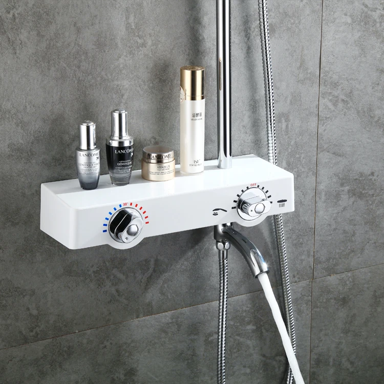 Custom fitting 6mm glass bathroom shower set cheap price hand shower set