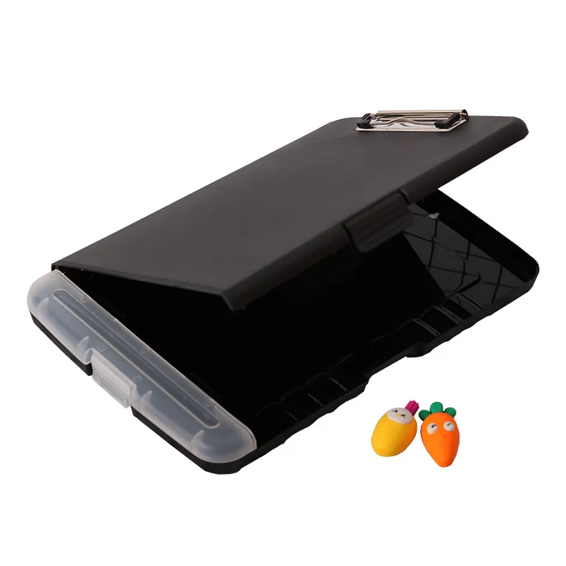 Portable storage multi-purpose Plastic clipboard with Calculator