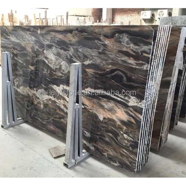 2015 new marble product Italian black marble tile