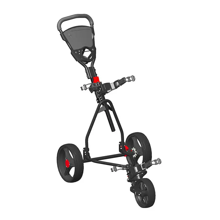 Hot selling 3 Wheel Push Pull Golf Trolley Cart
