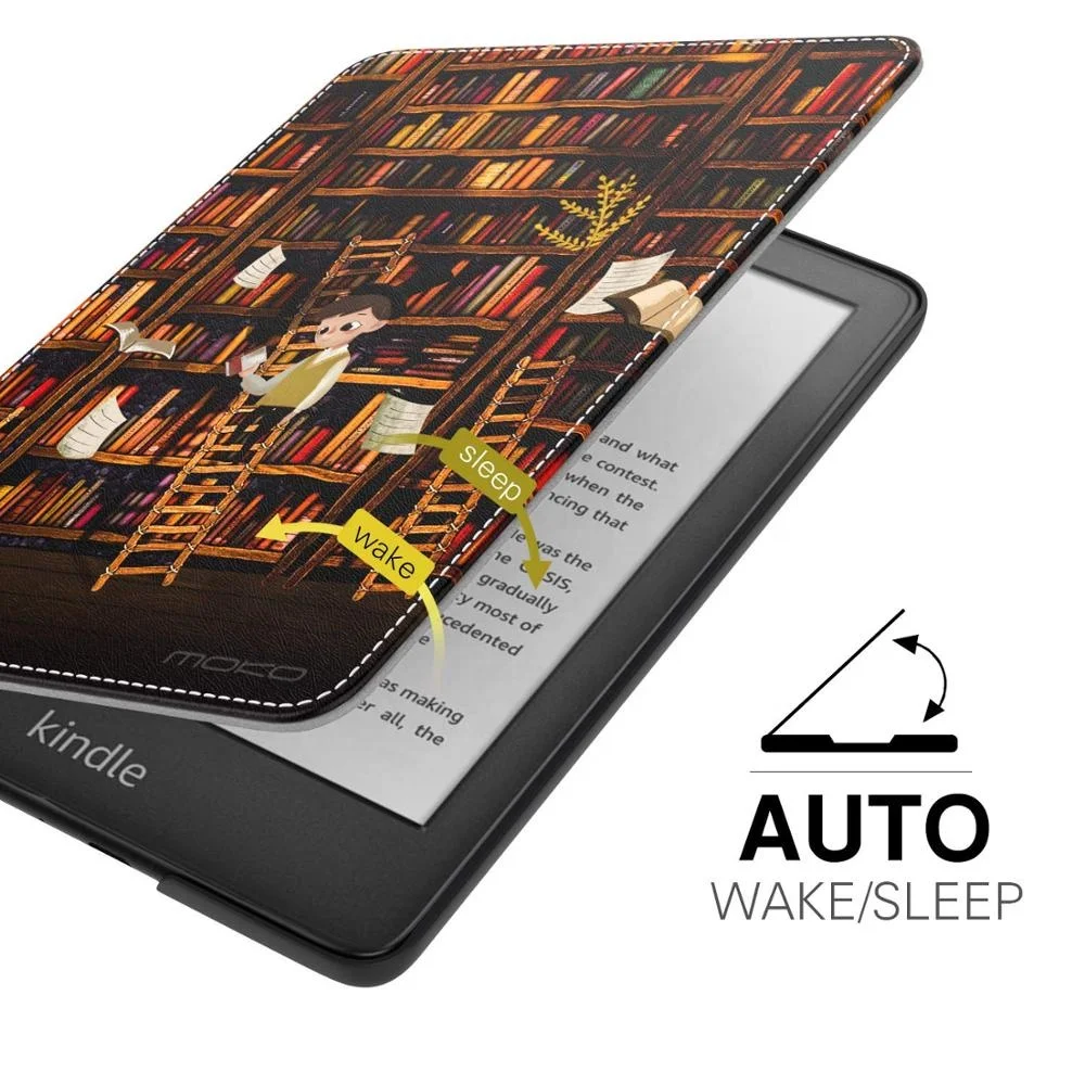 MoKo Smart Cover Shockproof Stand Shell for Kindle 10 6-inch 2019