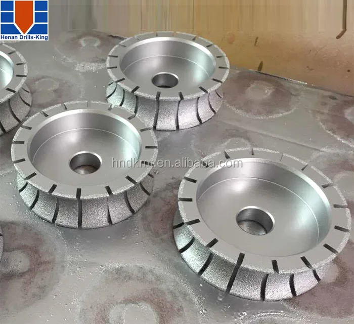 4.5in 115mm Double sided vacuum brazed diamond cutting grinding disc cup wheel for concrete granite