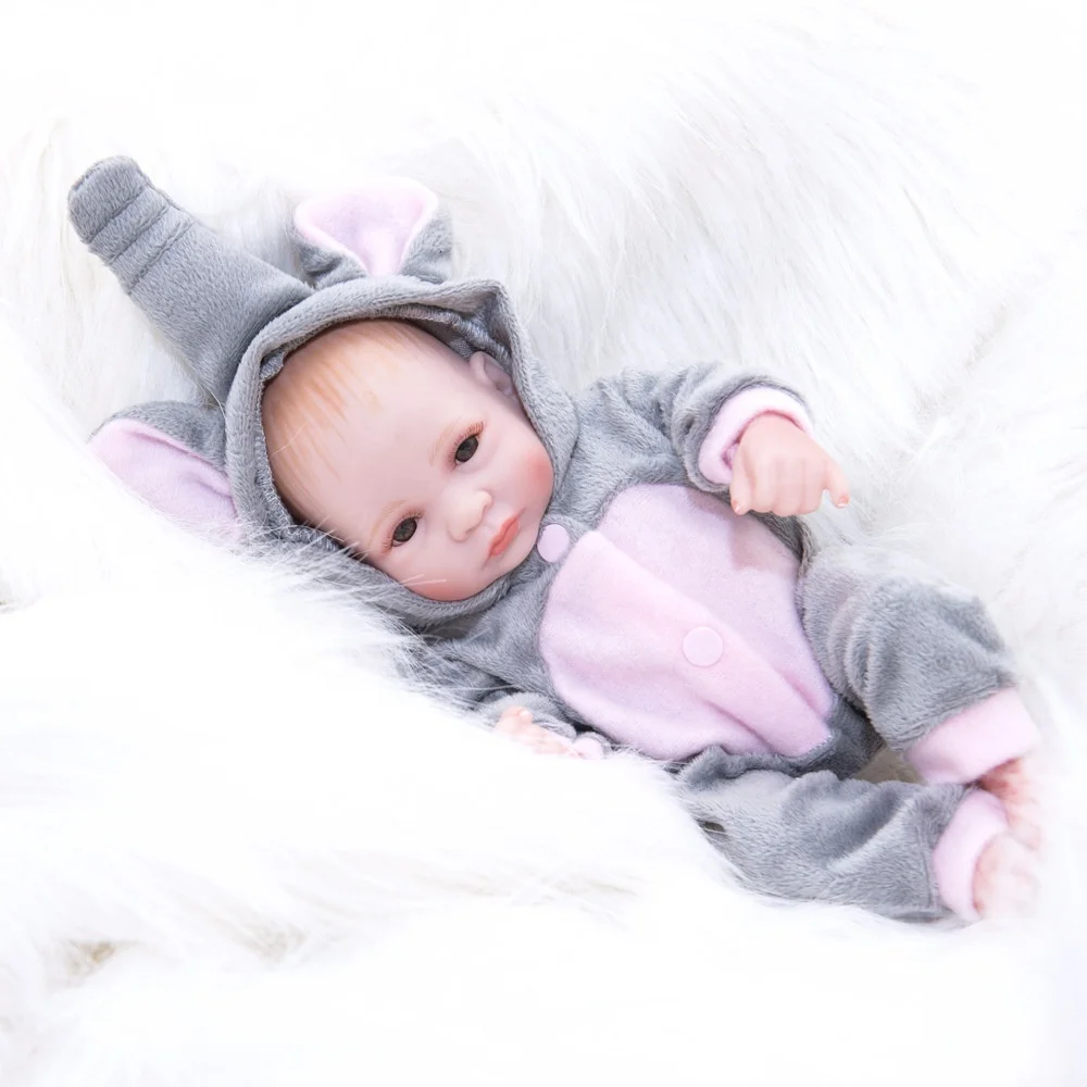 new clothes design Reborn Baby Dolls Cute Realistic Soft Silicone Vinyl Dolls New born Baby bebe dolls