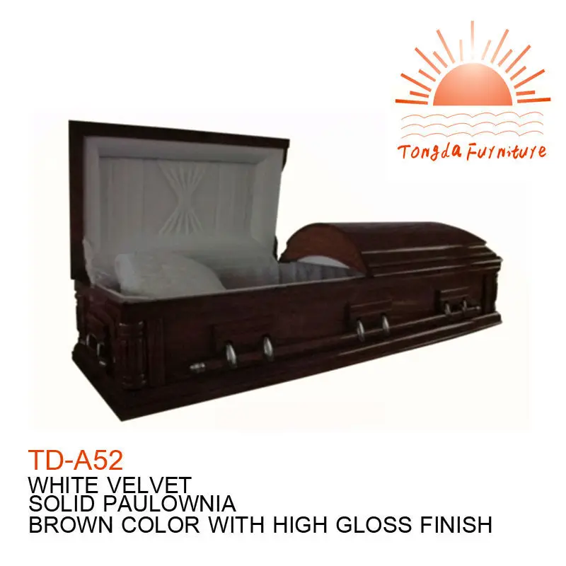 Td--a52 америка твердая древесина премьер лучших шкатулка и гроб кровать для Chiristmas настоящее из китая оптовая продажа