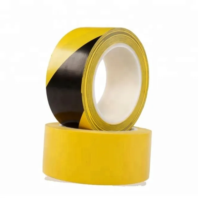 Hot Sale Red White Safety Material PVC floor marking tape