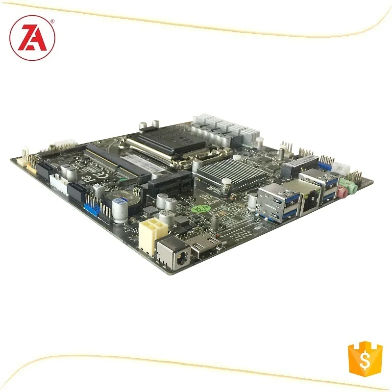 Материнская плата Mini ITX LGA 1151 с (12 В ~ 19 в) входом питания постоянного тока для медиаплеера