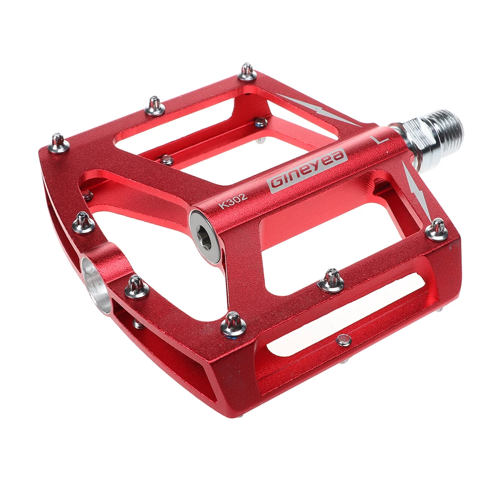 GINEYEA K302 Anodized Colors Taiwan Cycle Foot Pedal Sealed Bearing Alloy Bicycle Pedal MTB Pedal Mountain Bike