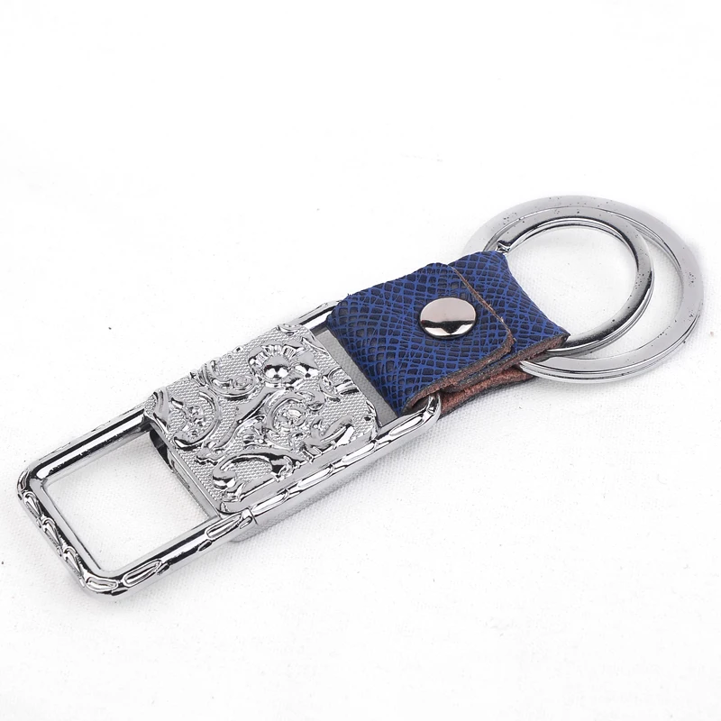 2018 Decent Professional Office Leather Key Chain Elegant Business Card Holder USB And Pen Gift Set