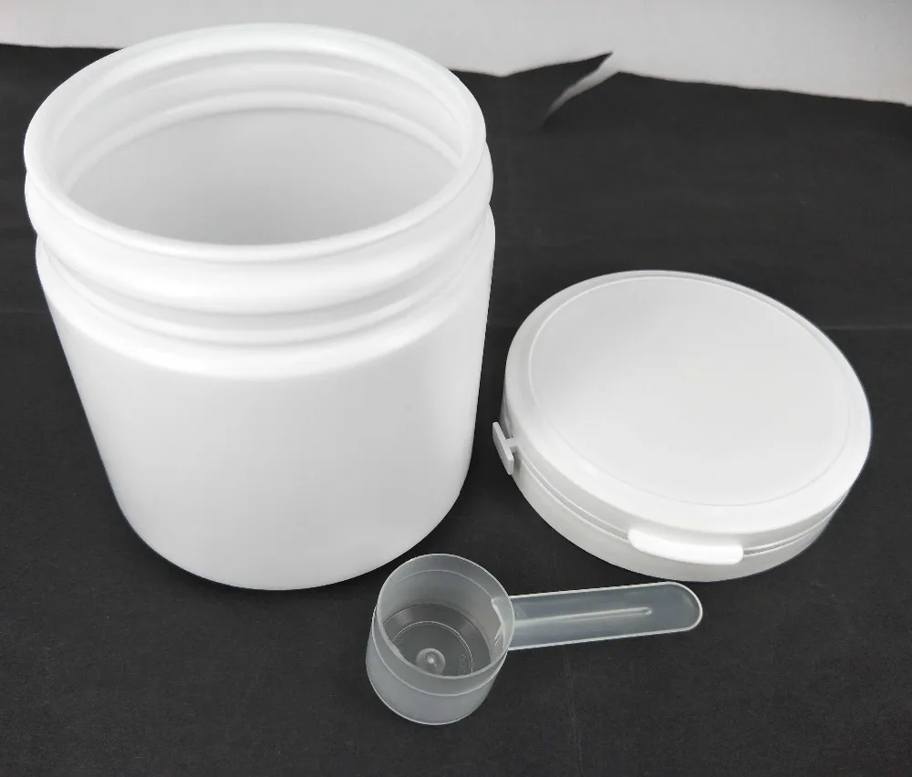  Герметичная пластиковая банка для крышки HDPE с широким горлышком объемом 600