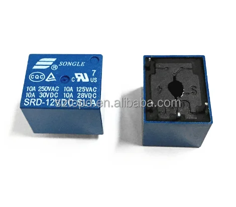 Лидер продаж реле SONGLE SRD-12VDC-SL-A 12VDC /250VAC 30VDC