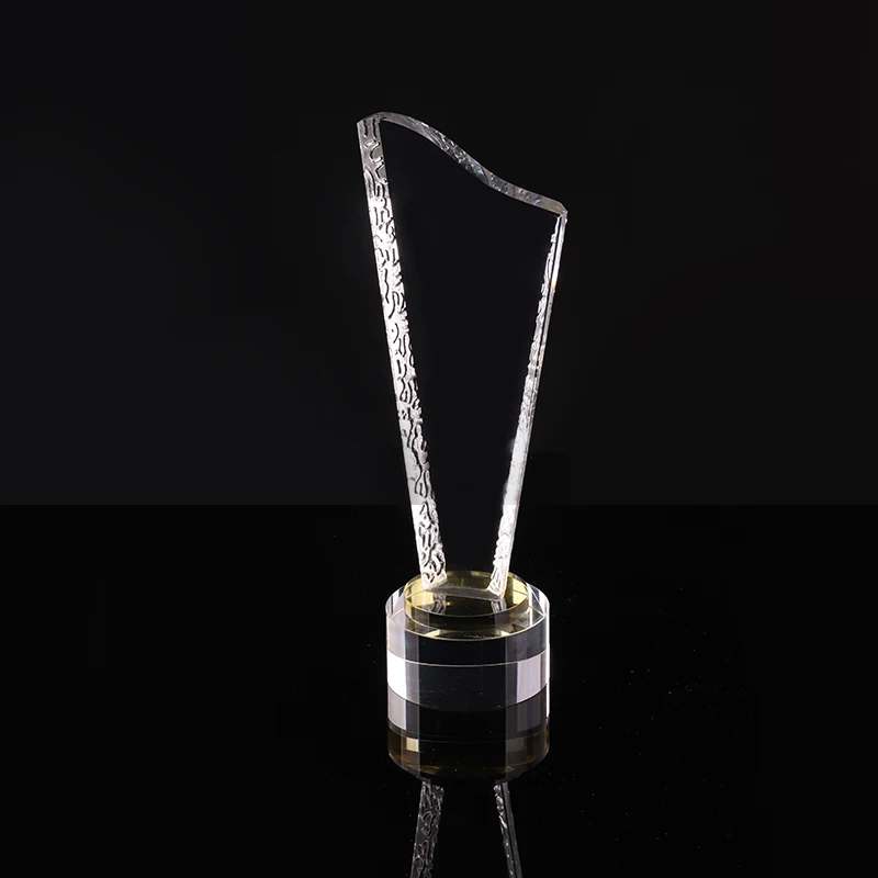 Wholesale price crystal globe trophy for business partner gift