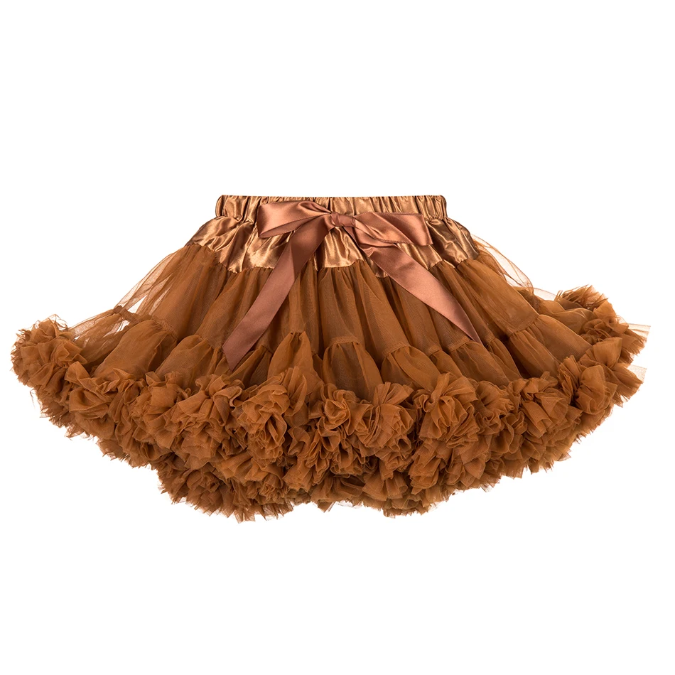 
Fashion summer fluffy rainbow colorful lace baby girl tutu skirt 