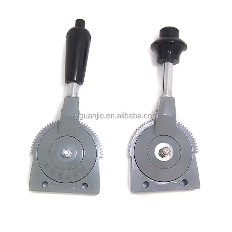 Chinese high quality mini excavator hand throttle control lever and cable