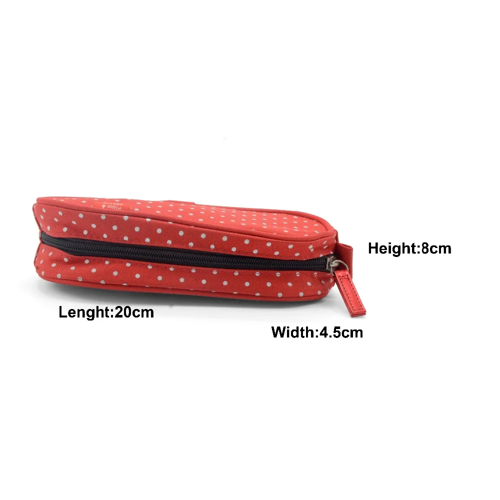 Manufacture hot selling custom durable new arrival fashion red pencil case