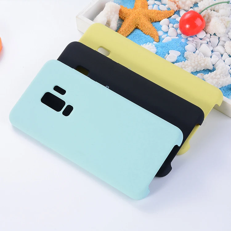 Wholesale  original Liquid Silicone Case for samsung s9 plus S9p S8 S8p Mobile Phone cover with logo  free shipping