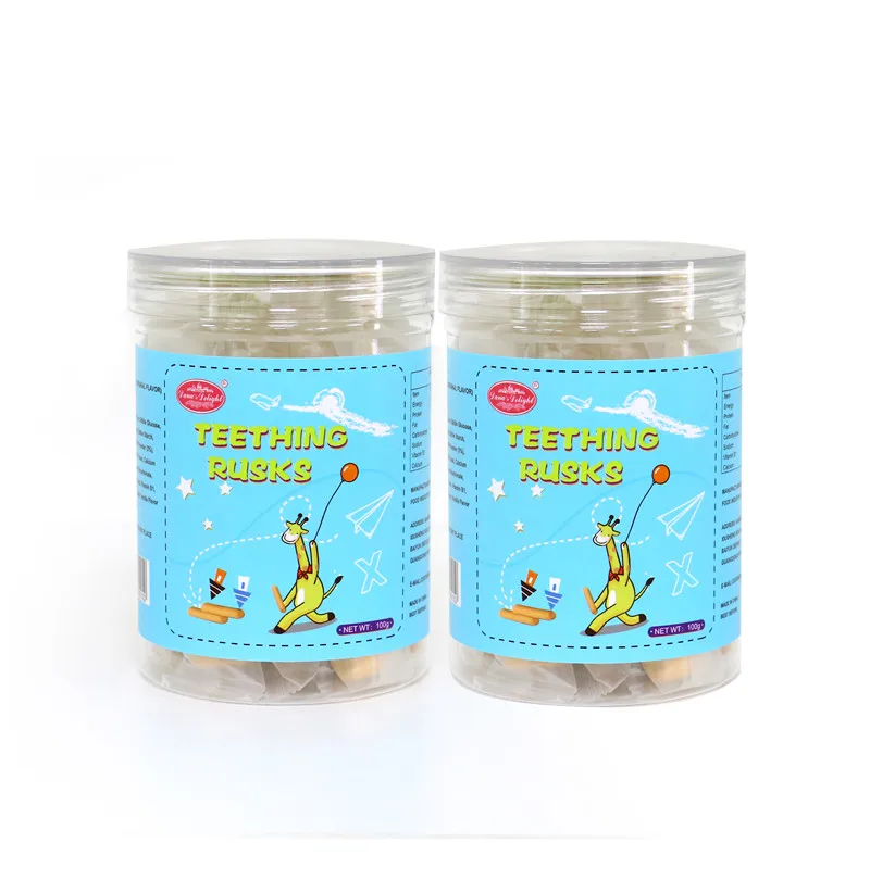 100g Healthy Infant Cereal Teething Rusks Biscuits For Baby children biscuit sticks