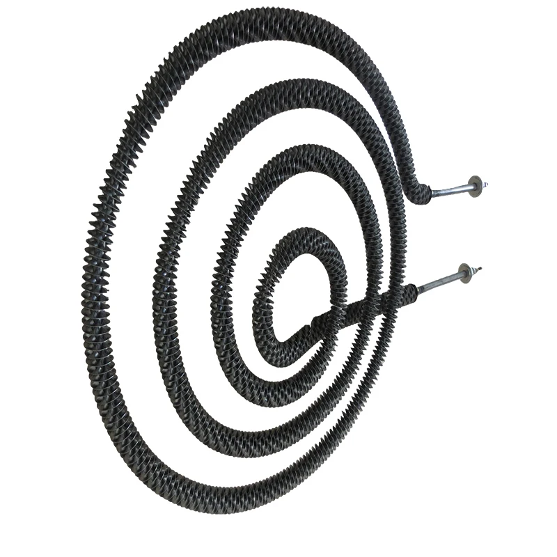Fin Coil Heating Element Round Shape Finned Heater