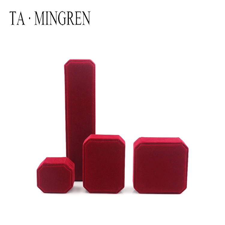 Поставка с фабрики Ожерелье Подарок Дамы бархат коробка ювелирных изделий ожерелье упаковочная коробка