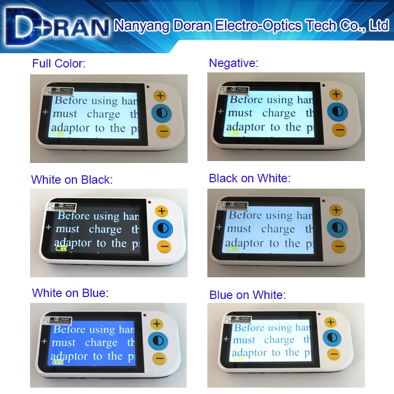 HCP-01 Portable 4.3 Inch HD Digital Video Electronic Loupe Magnifier Magnifying Glass