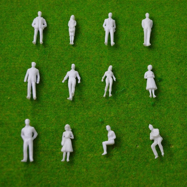 
scale plastic artificial white human figure for 1/50 