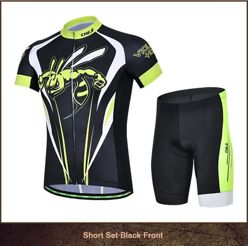 Новинка 2015 Cheji оса стиль черный цвет велоодежда высокое качество ткани принять обычаи