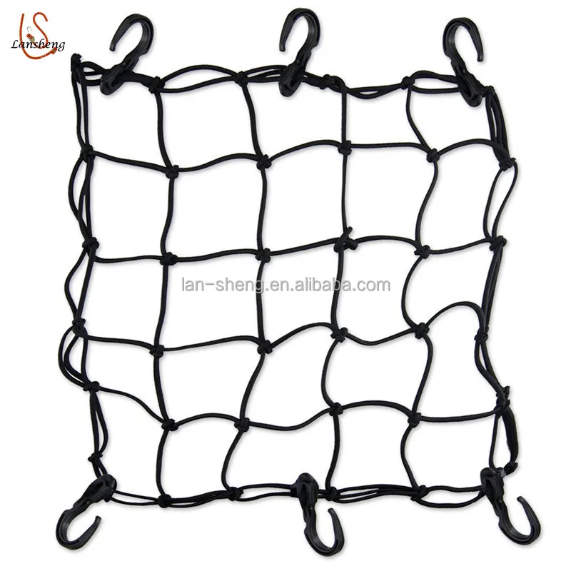 small bike cargo mesh net with 6pcs hook