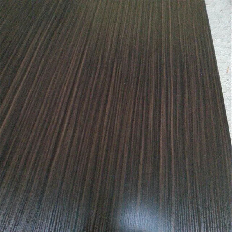 3mm waterproof dark brown melamine board MDF melamine board for interior kitchen cabinet