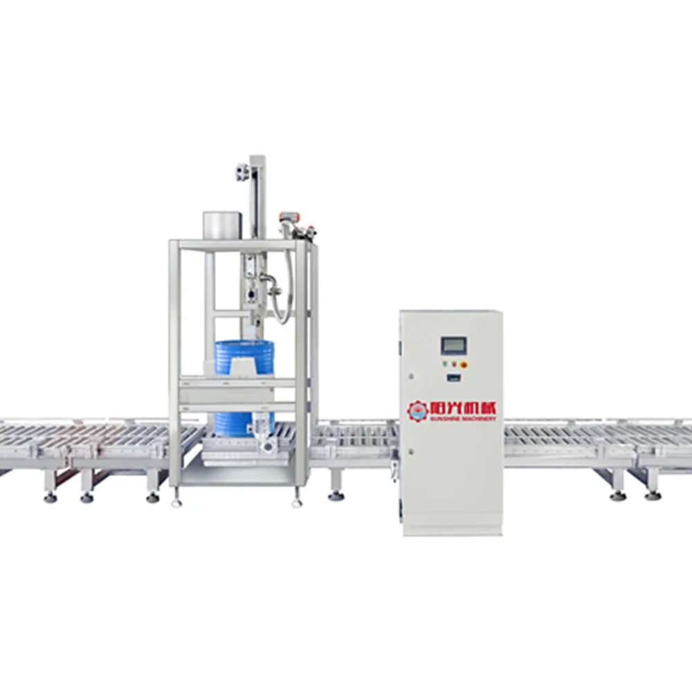 
Automatic Controlled 100-300kg Weighing Type Large Barrel Drum Oil Paint/Wall Paint/Metallic Paint Filling Machine 