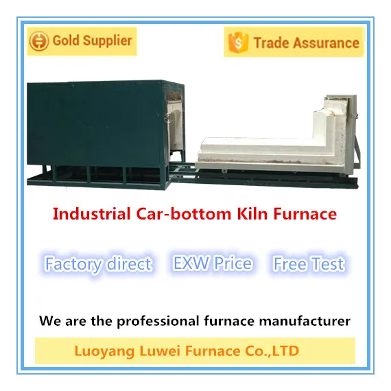 Factory price of vacuum heat treatment car bottom furnace