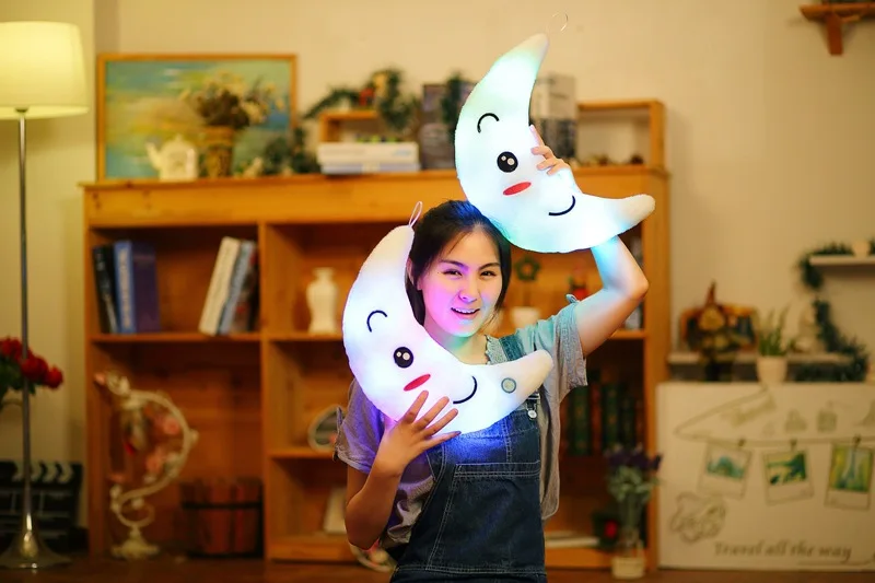 2021 night light flashing led pillow lucky star led pillow