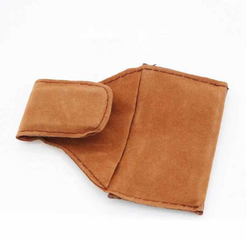 Leather PU Snooker Billiard Chalk Holder Pouch Bag Chalks Pocket