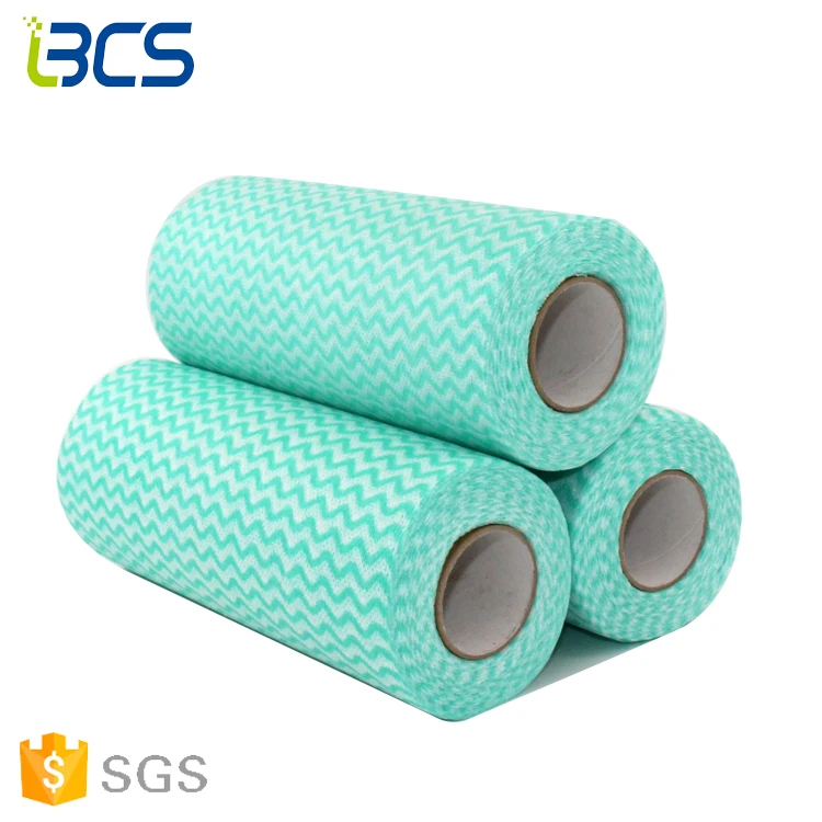 
Non-Woven Biodegradable Dishcloth Disposable Kitchen Wash Cloth In Roll 