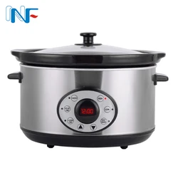 Hot sales 6.5L New Pre-set Multifunction Digital Keep Warm Function Slow Cooker
