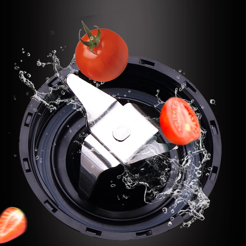 Portable Electric Fruit Mixer 6 Blades Juicer Cup With Magnetic Secure Switch