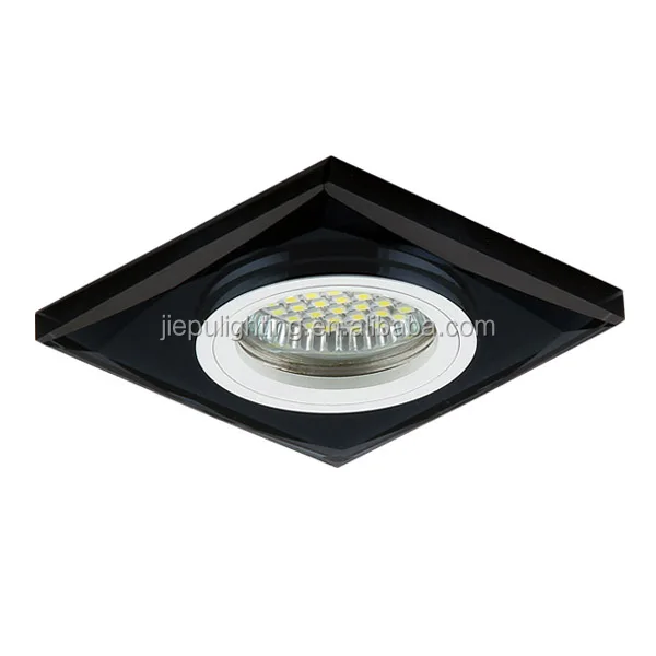 Crystal flat spotlight indoor lighting square ceiling light downlight colourful led MR16 GU5.3 house decoration side lighting