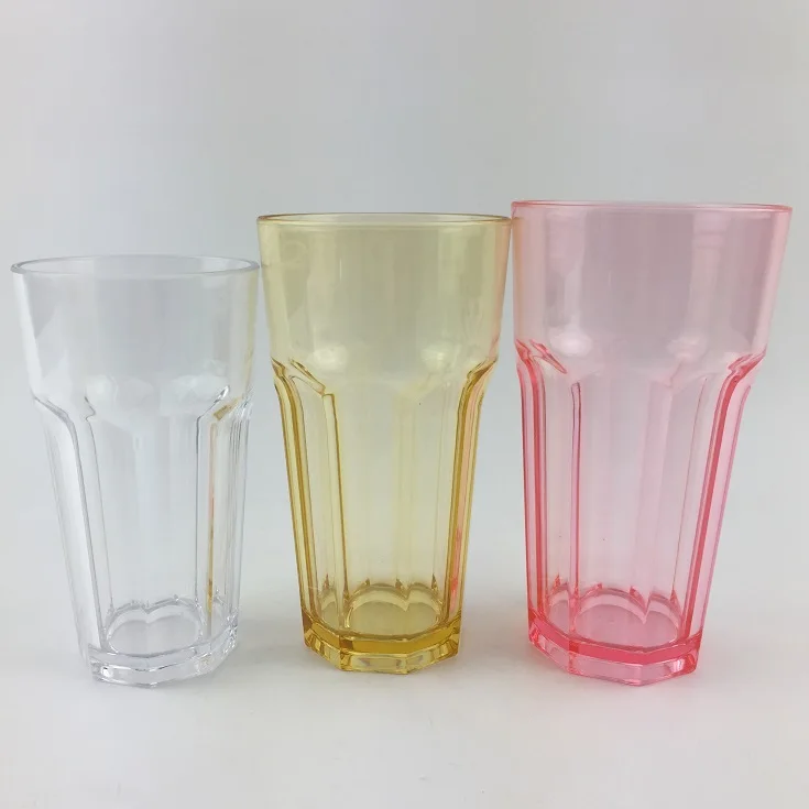 Unbreakable Plastic  Polycarbonate Tulip Pint Tumblers