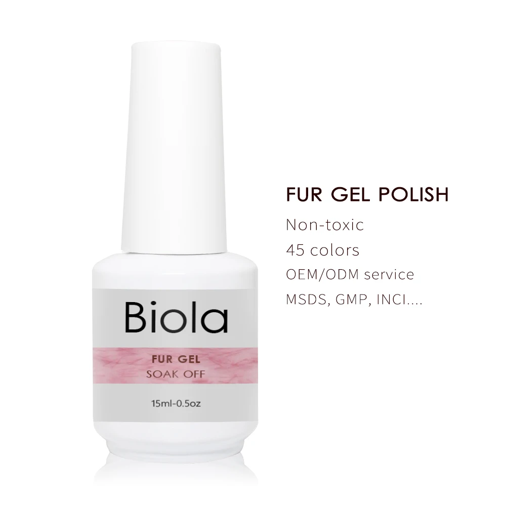 Biola most popular fur gel polish healthy organic gel nail polish for nail beauty