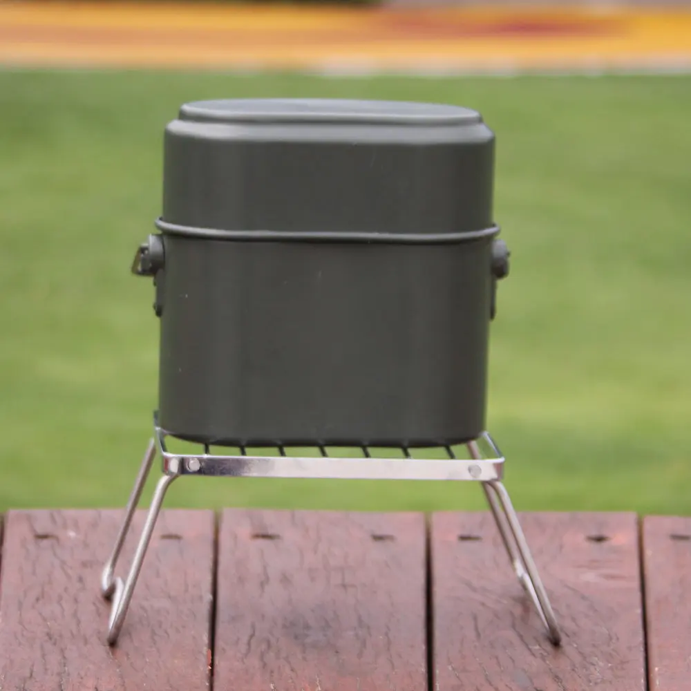 folding  Aluminum  German   Style  Mess Tins  Perfect for camping and hiking    WWII GERMAN M31 MESS TIN