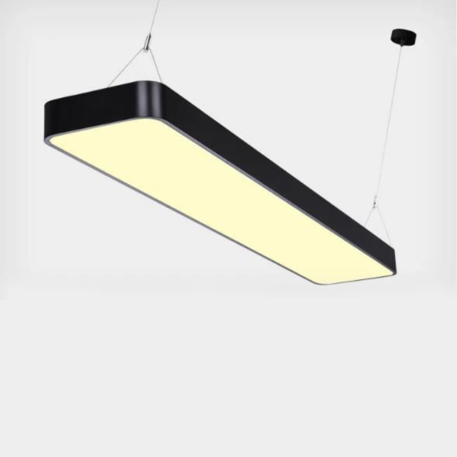 LED office chandelier simple modern aluminum studio office lighting hanging lights