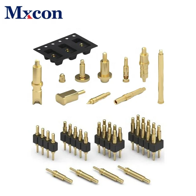 
high quality brass spring Loaded connector pogo pin battery connector 