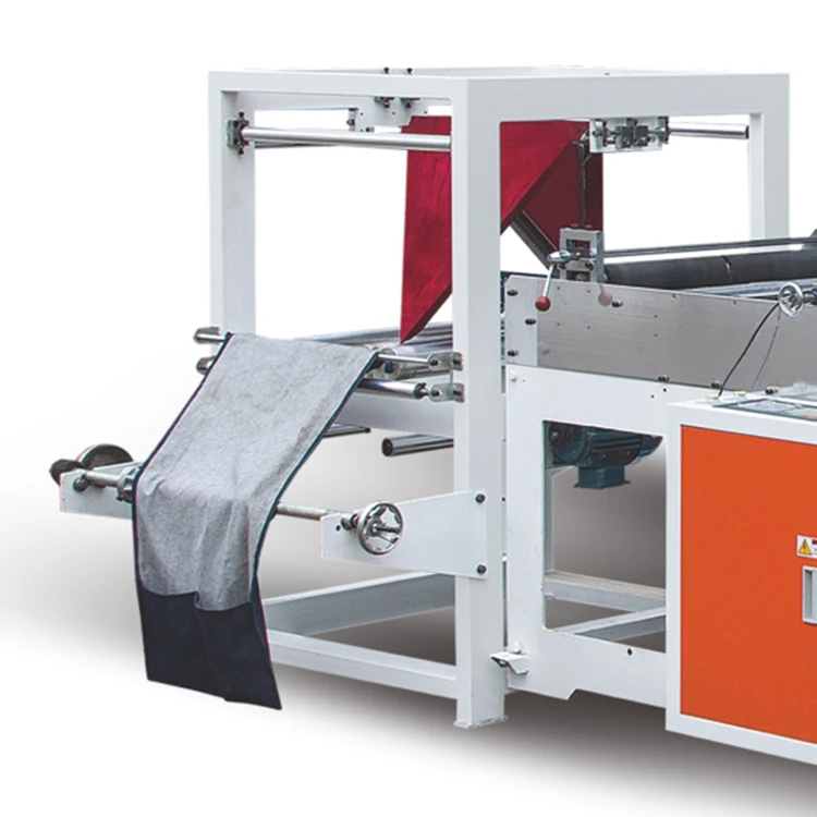 Double Lines Full Automatic Linkage Garbage Bags Making Machine
