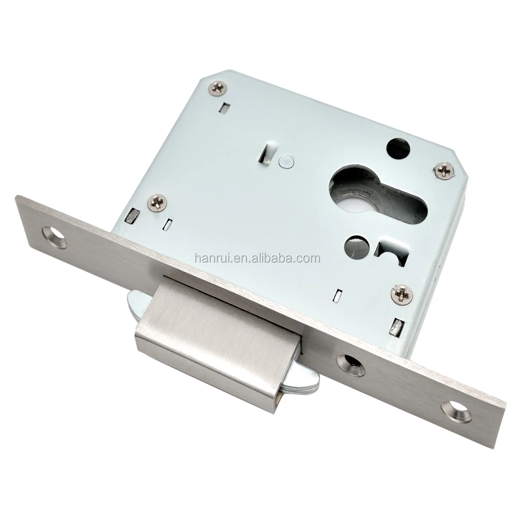 Stainless Steel Sliding Mortise Lock Body For Wooden Door 40S