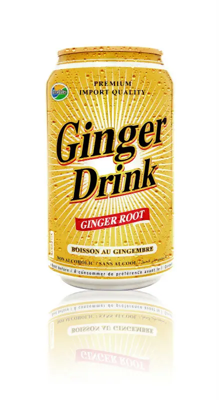 Ginger Carbonated Ale Drink Non-alcoholic Beverage Flavored Soft drinks Soda Carbonated Soft Drinks on Selling